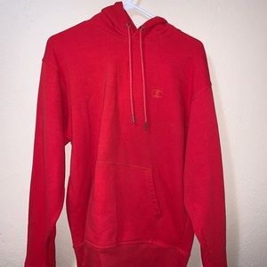 red champion hoodie